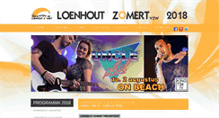 Desktop Screenshot of loenhoutzomert.be